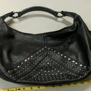 Isabella Fiore Black studded boho bag